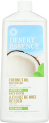 Desert Essence Coconut Oil Mouthwash bottle with label