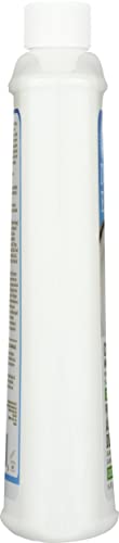 Close-up of mouthwash bottle with mint leaves for fresh breath