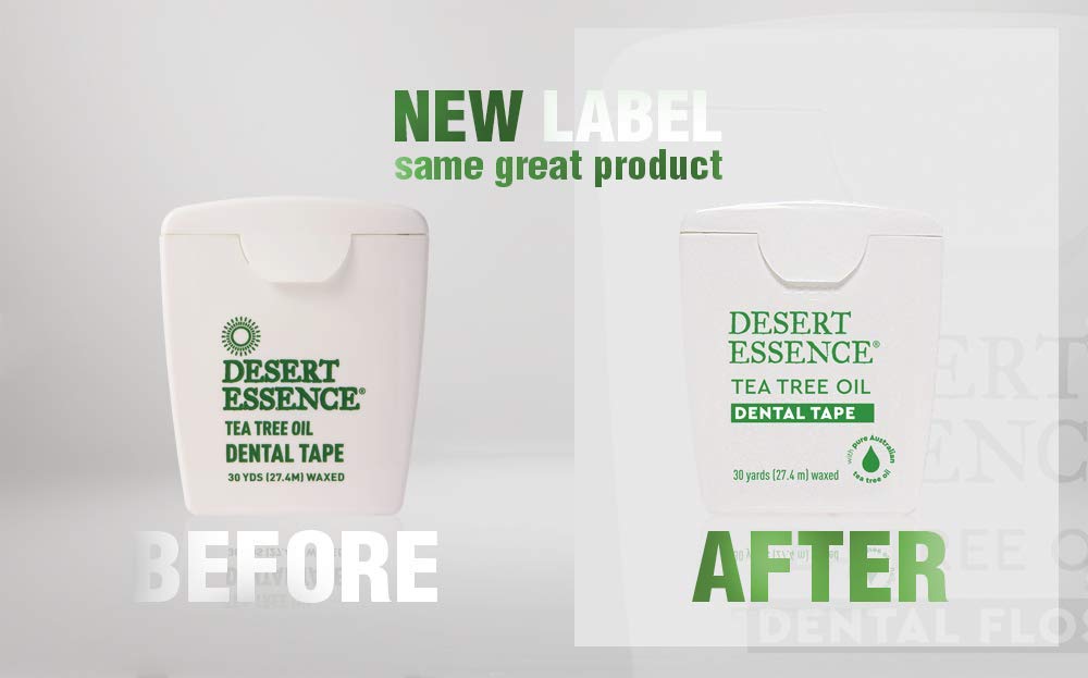 Cruelty-free antiseptic dental tape in packaging