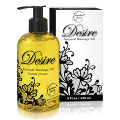 Desire Sensual Massage Oil 8oz bottle