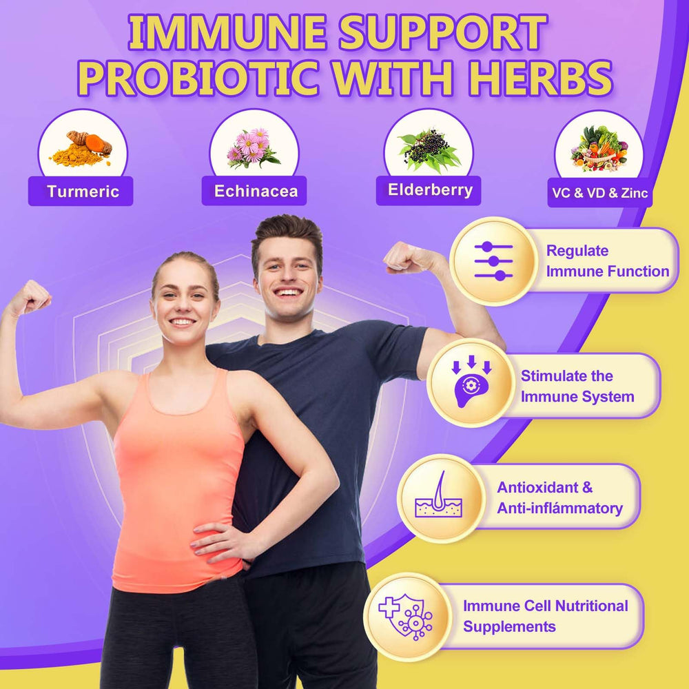 Detox cleanse herbal blend included with the probiotic formula