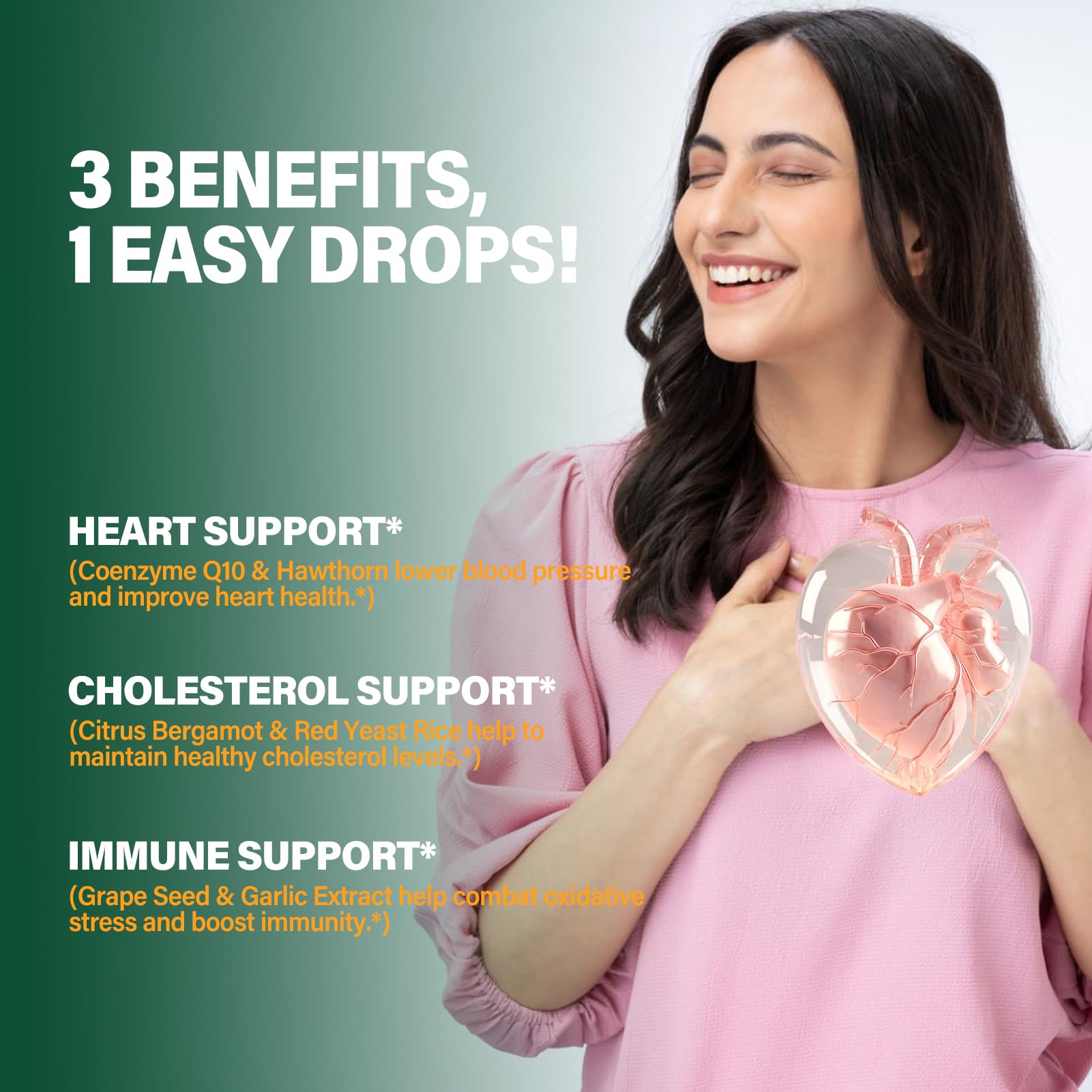 Heart health and cholesterol support with Citrus Bergamot Drops