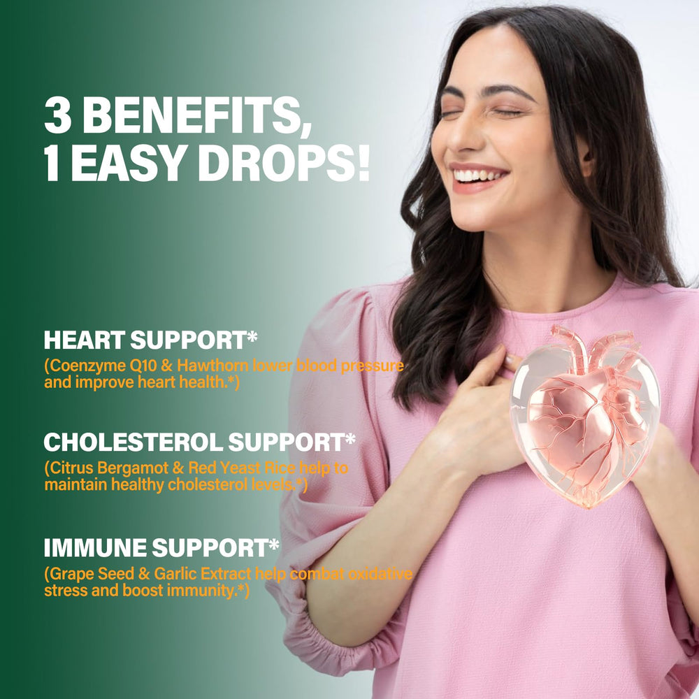Heart health and cholesterol support with Citrus Bergamot Drops