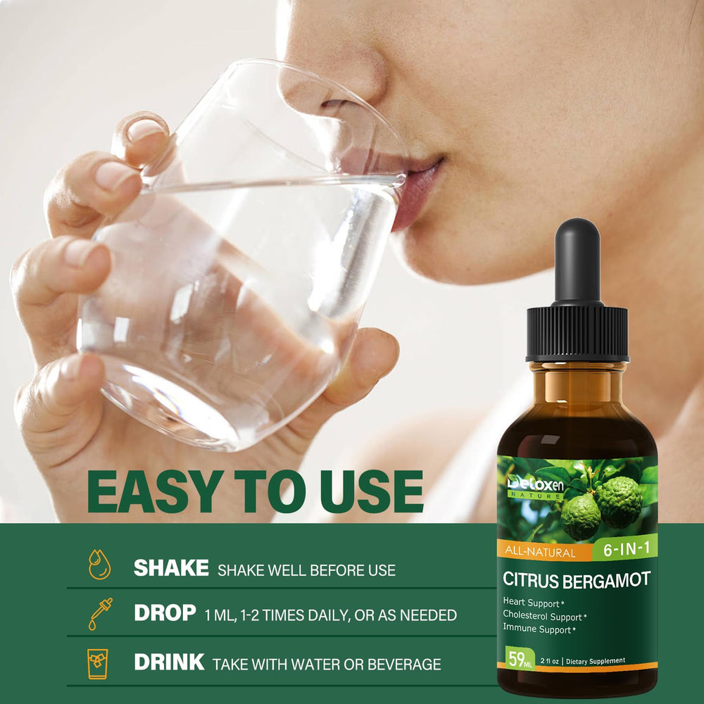 Liquid drops with fast absorption next to a glass of water