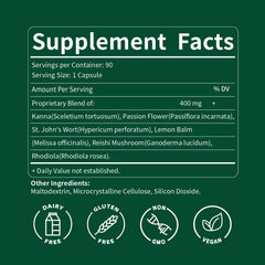 Packaging of DetoxenNATURE Kanna Extract Power Capsules 90-count