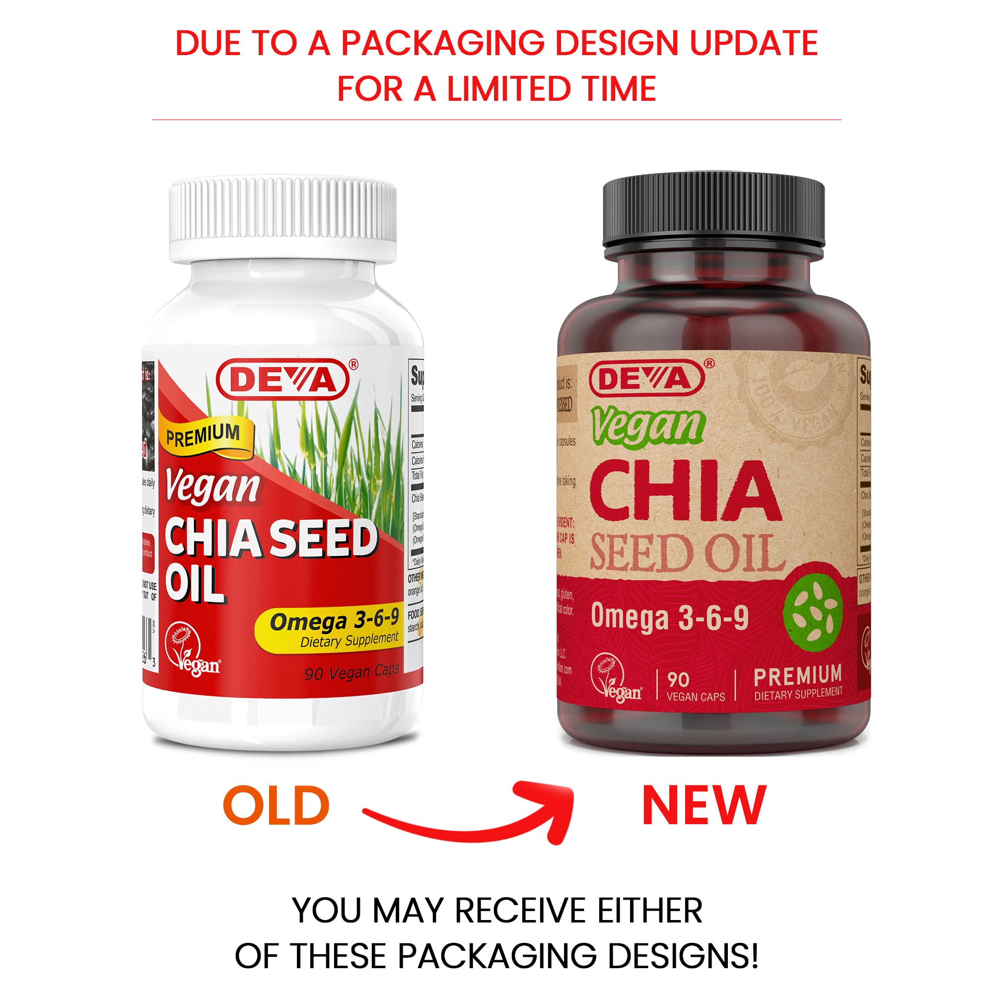 Organic, cold-pressed Chia Seed Oil label