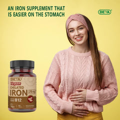 Vegan Society registered vegan iron supplement by DEVA