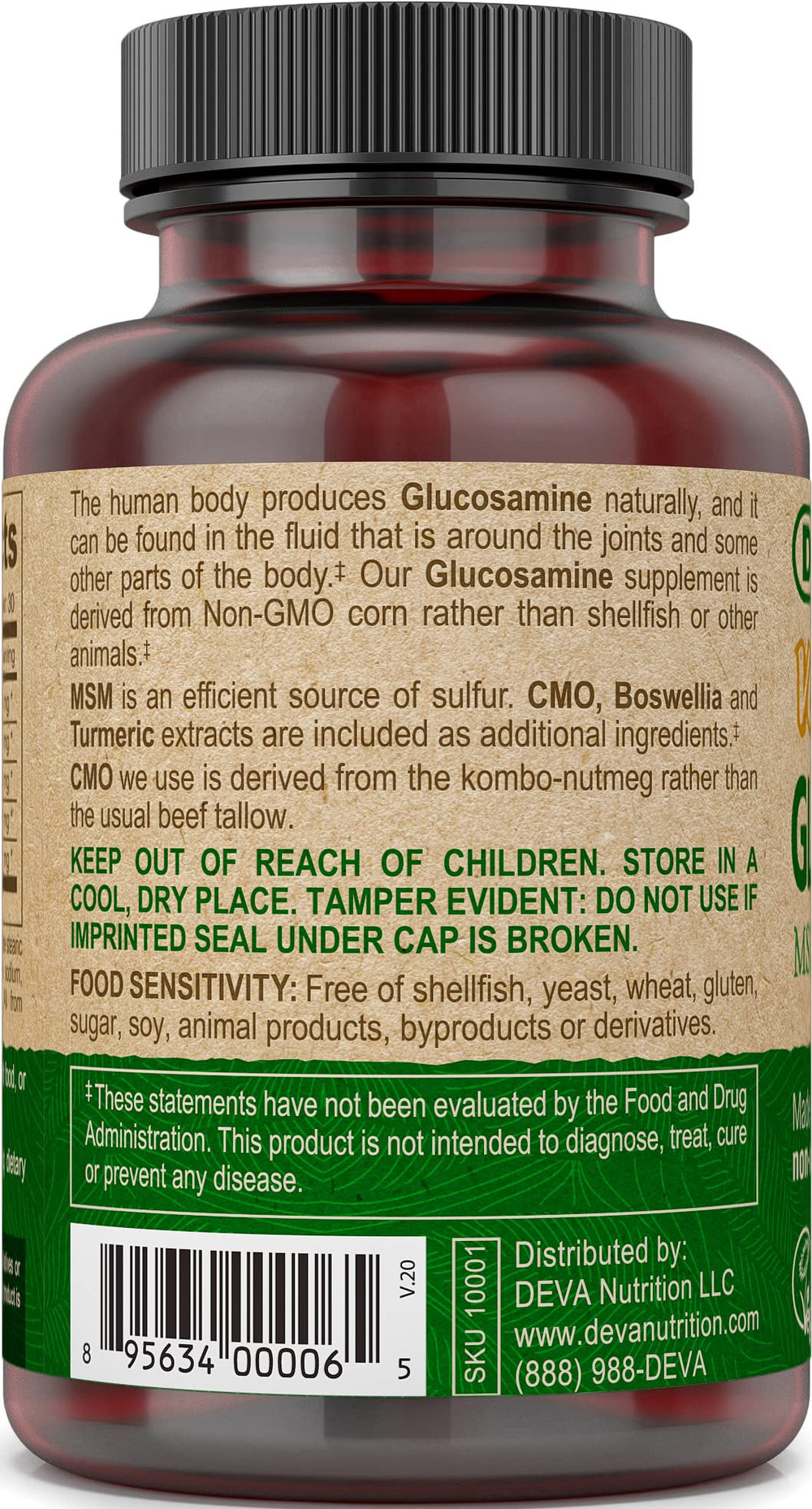 Cetyl Myristoleate (CMO) and Boswellia extract on ingredients list