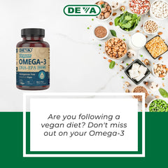 Close-up of the DEVA DHA-EPA softgel capsule