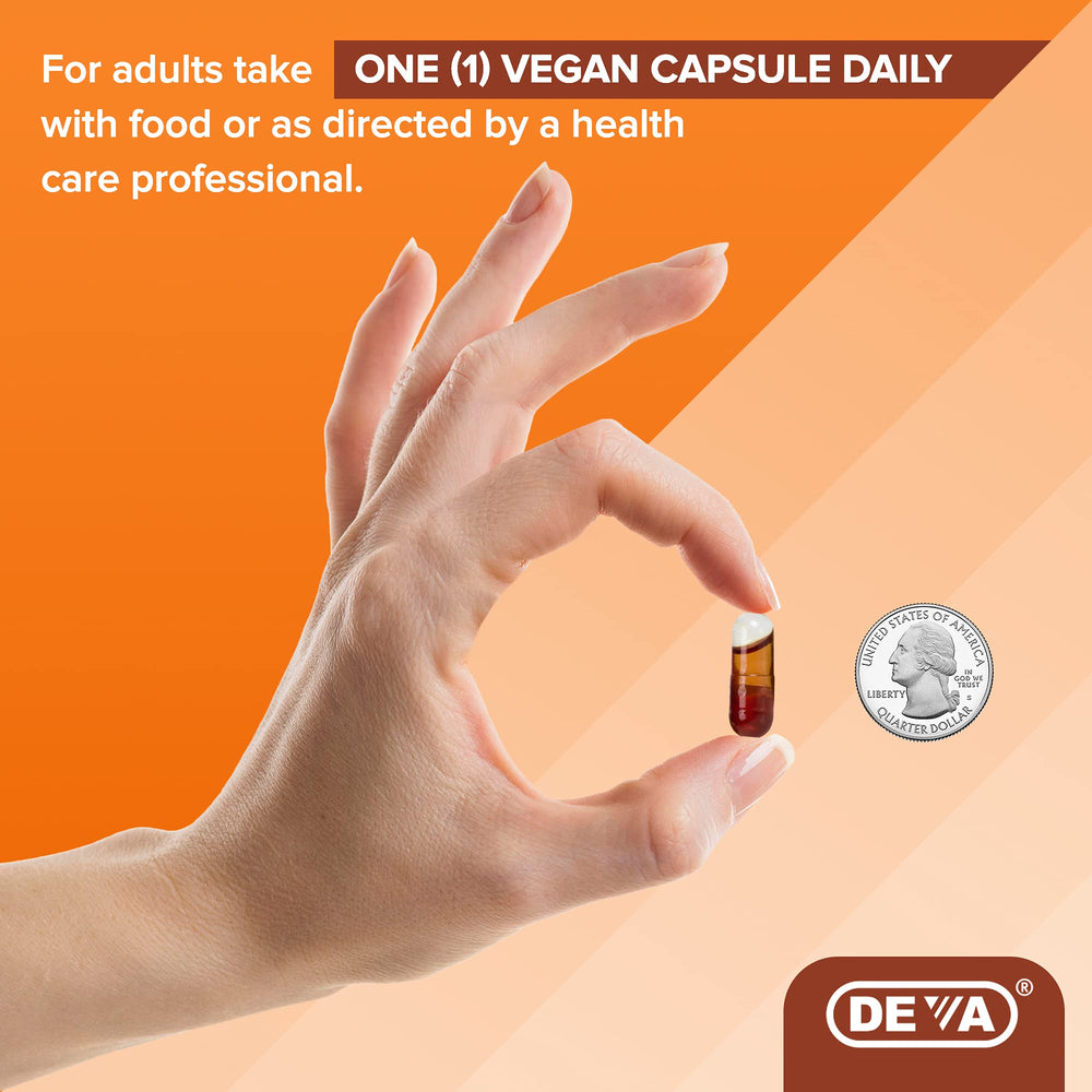 Vegan pumpkin seed oil bottle by DEVA Nutrition