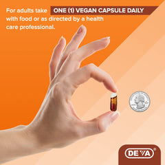 Vegan pumpkin seed oil bottle by DEVA Nutrition