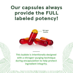 Vegan purity guarantee icons on packaging