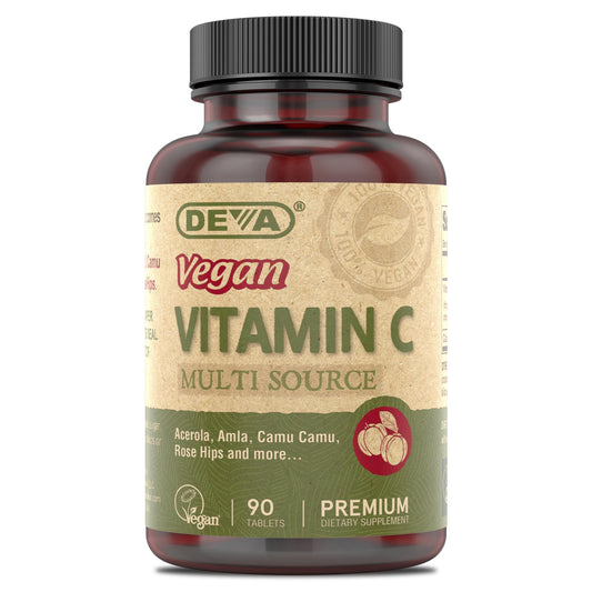 Hero image of DEVA Vegan Vitamin C multisource 90 tablets