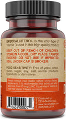 Back of bottle with supplement facts and vegan certification