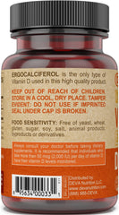 No animal ingredients seal on DEVA Vitamin D2 packaging