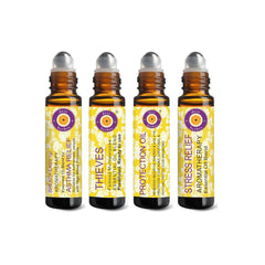 Deve Herbes Aromatherapy Roll On Kit – Pack of Four 10ml bottles
