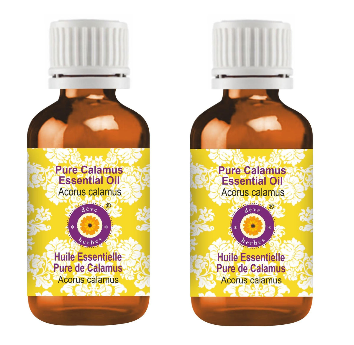 dève herbes Calamus Essential Oil 15ml in amber glass bottle