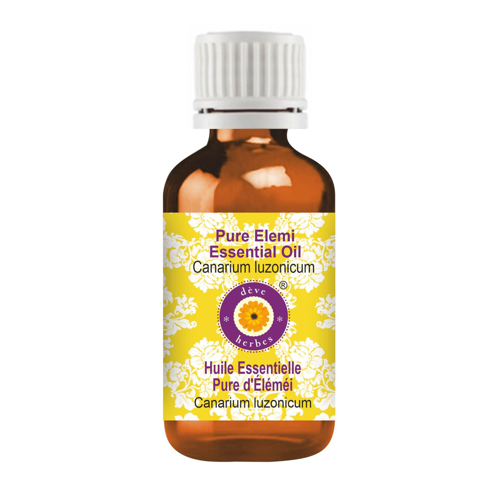 dève herbes Elemi essential oil 15ml in amber glass bottle