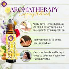 Close-up of Heart Harmony essential oil blend roll-on applicator