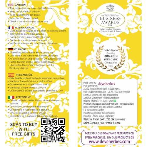 dève herbes Kanuka essential oil use-body care shot for diluted body application