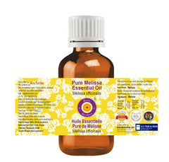 Deve Herbes Melissa officinalis essential oil label