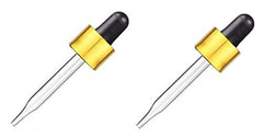 Close-up of amber bottle and glass droppers for Deve Herbes Olibanum essential oil.