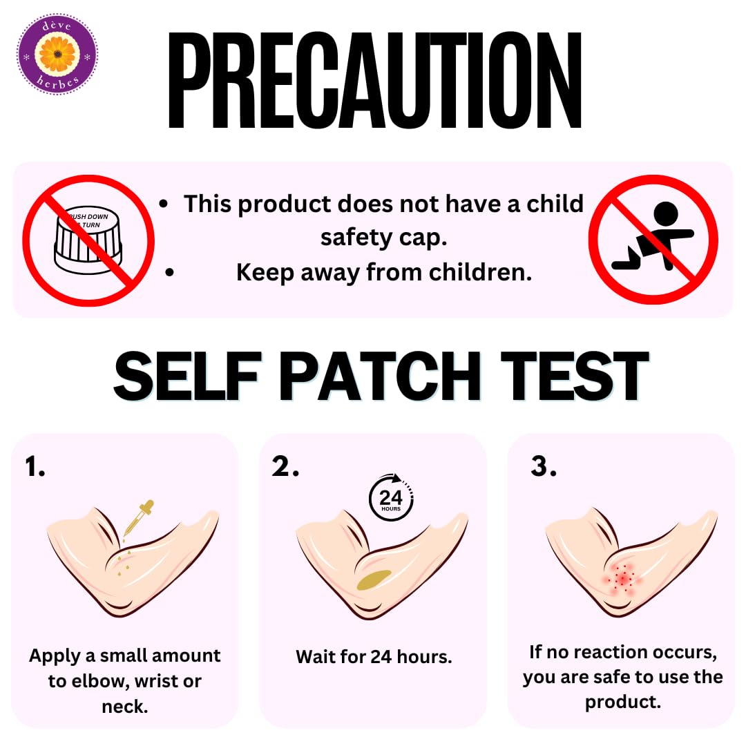 deve herbes orange essential oil on temple for soothing scalp-friendly aroma