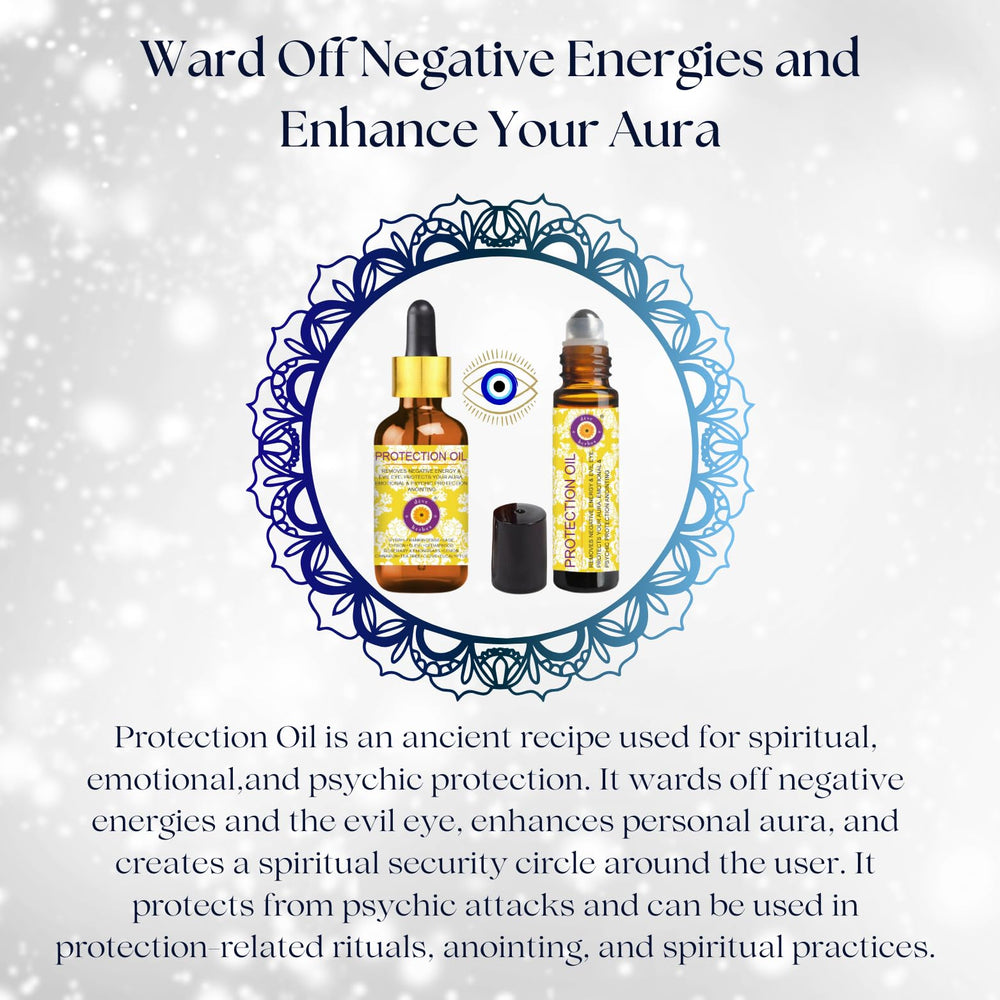 Deve Herbes Protection Oil dropper bottle for controlled shield applications.