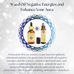 Deve Herbes Protection Oil dropper bottle for controlled shield applications.