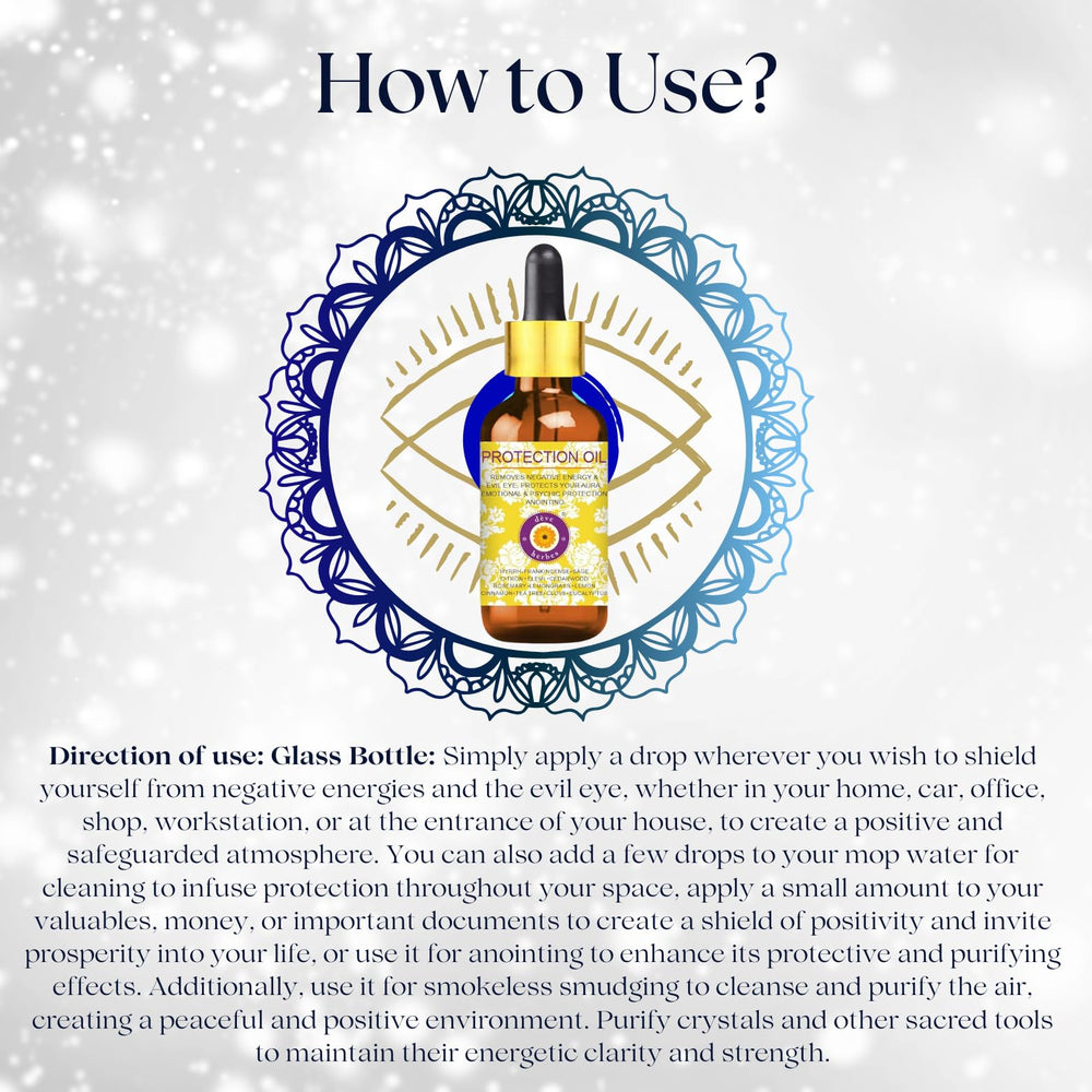 Deve Herbes Protection Oil solar plexus use promotes a personal shield during practice.