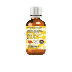 Cap close-up on amber bottle of Sweet Wormwood essential oil