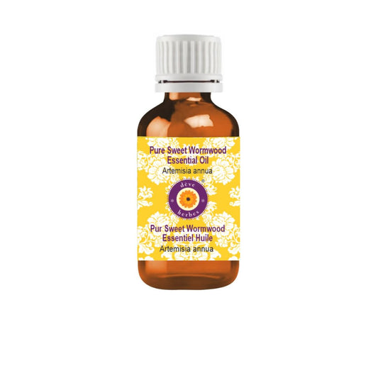 Sweet Wormwood Essential Oil in a 30ml amber glass bottle