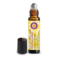 Déve Herbes Uplifting and Refreshing 10ml Roll-On Aromatherapy Essential Oil Blend bottle