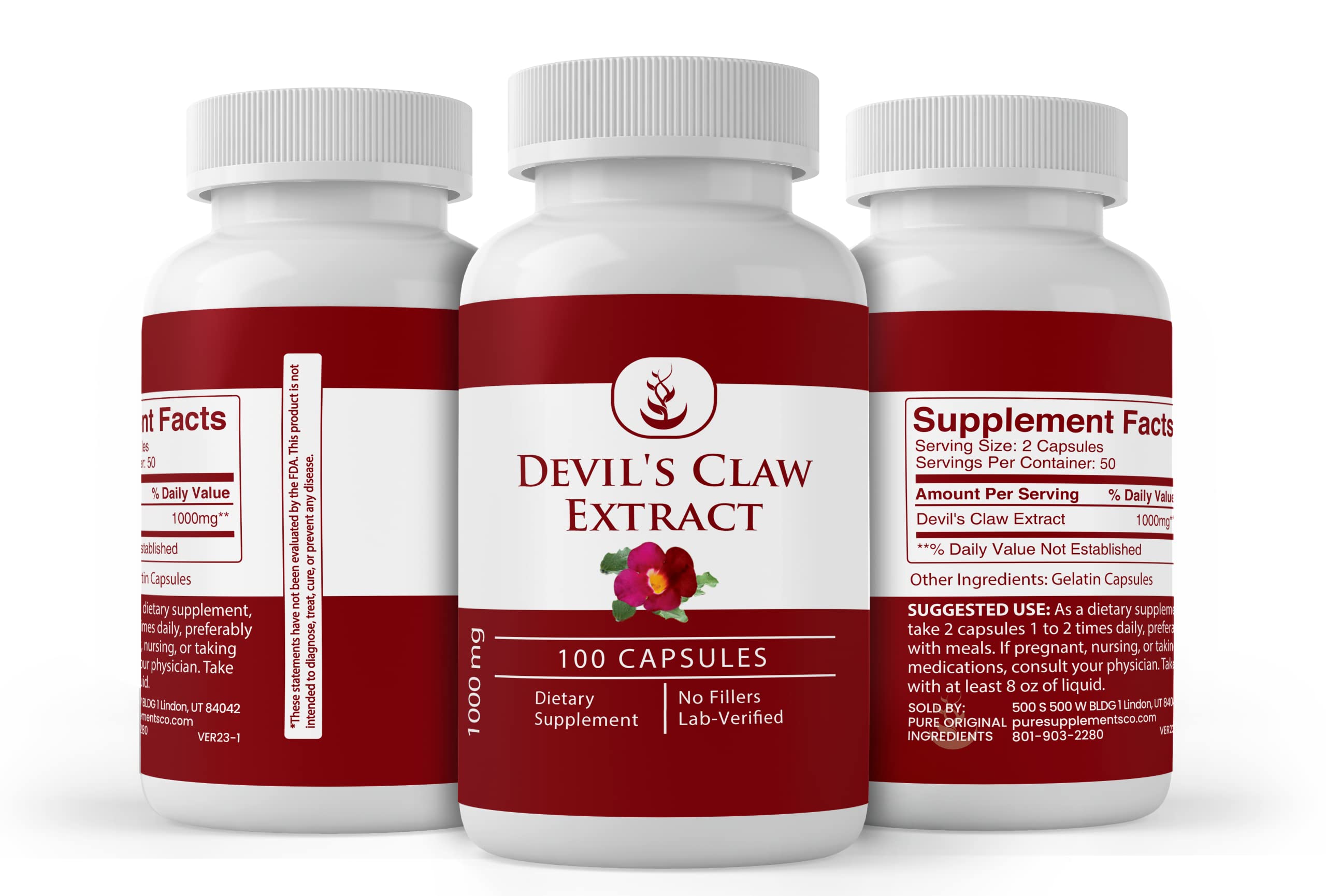 Close-up of Devil's Claw Extract ingredients