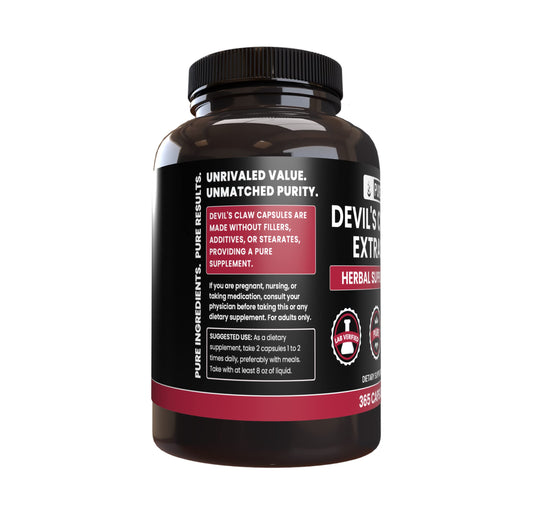 Devil's Claw capsules single-ingredient formula