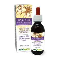 Devil's Claw tincture bottle 4 oz with dropper