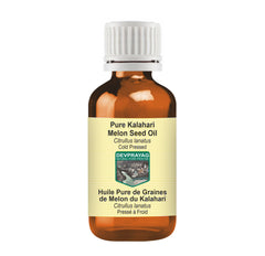 DEVPRAYAG Kalahari Melon Seed Oil in amber bottle preserves potency for daily use