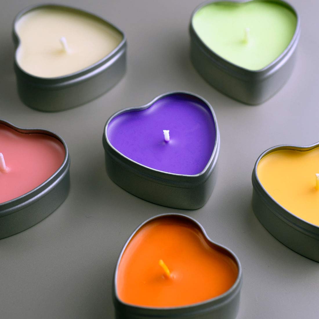 DEYBBY soywax tea light creates a soft glow for spa rituals.