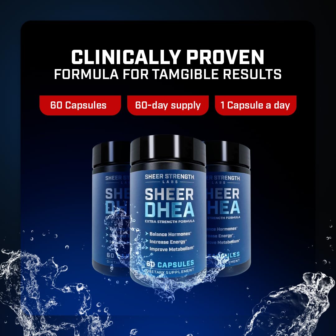 DHEA 100mg 60-serving supplement for men – USA