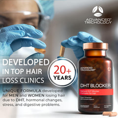 Graphic illustration of genetic thinning and hair growth