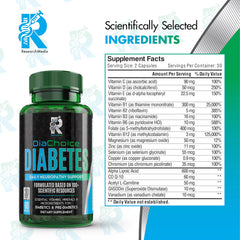 Ingredient panel featuring premium nutrients in DiaChoice