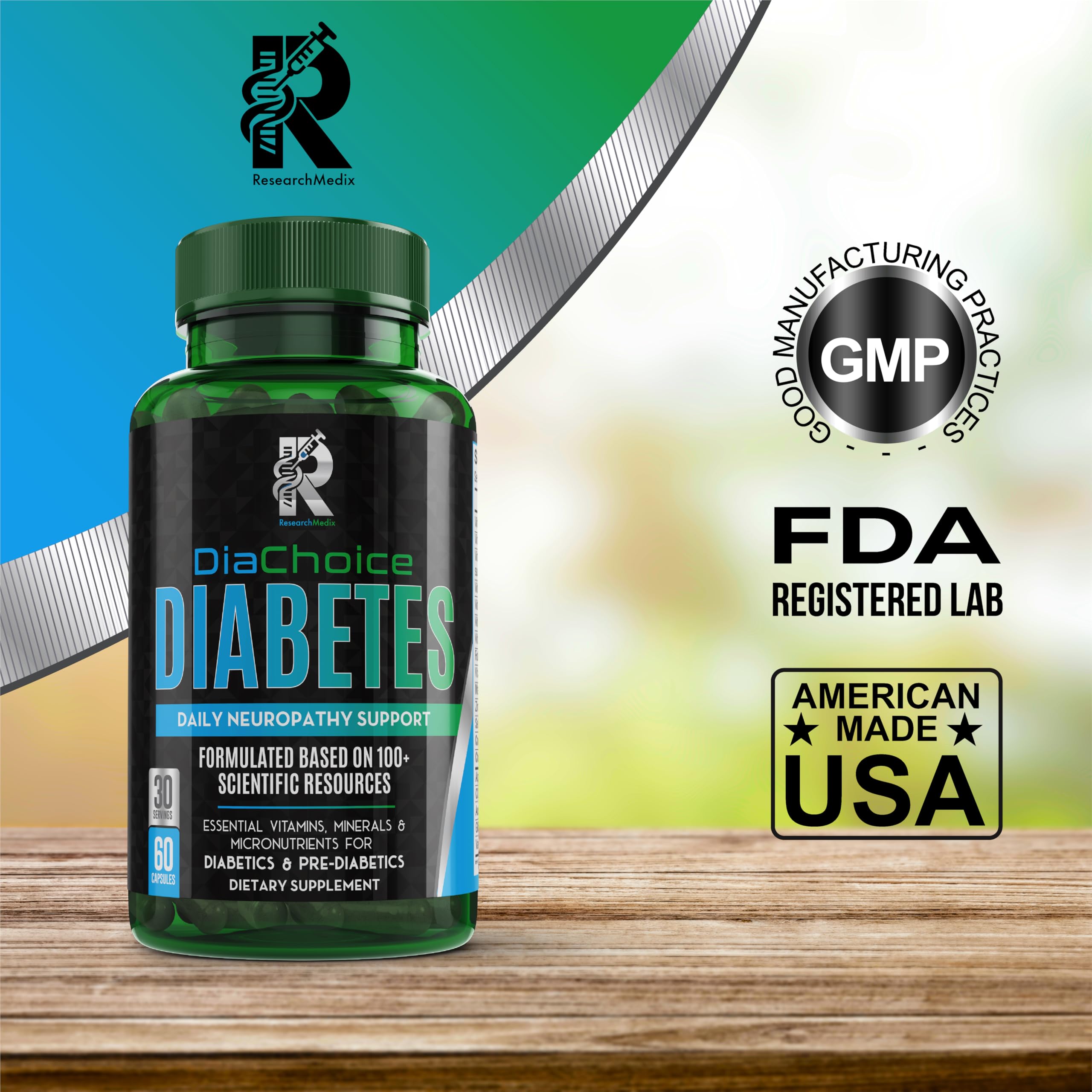 DiaChoice manufactured in the USA in a GMP-certified facility