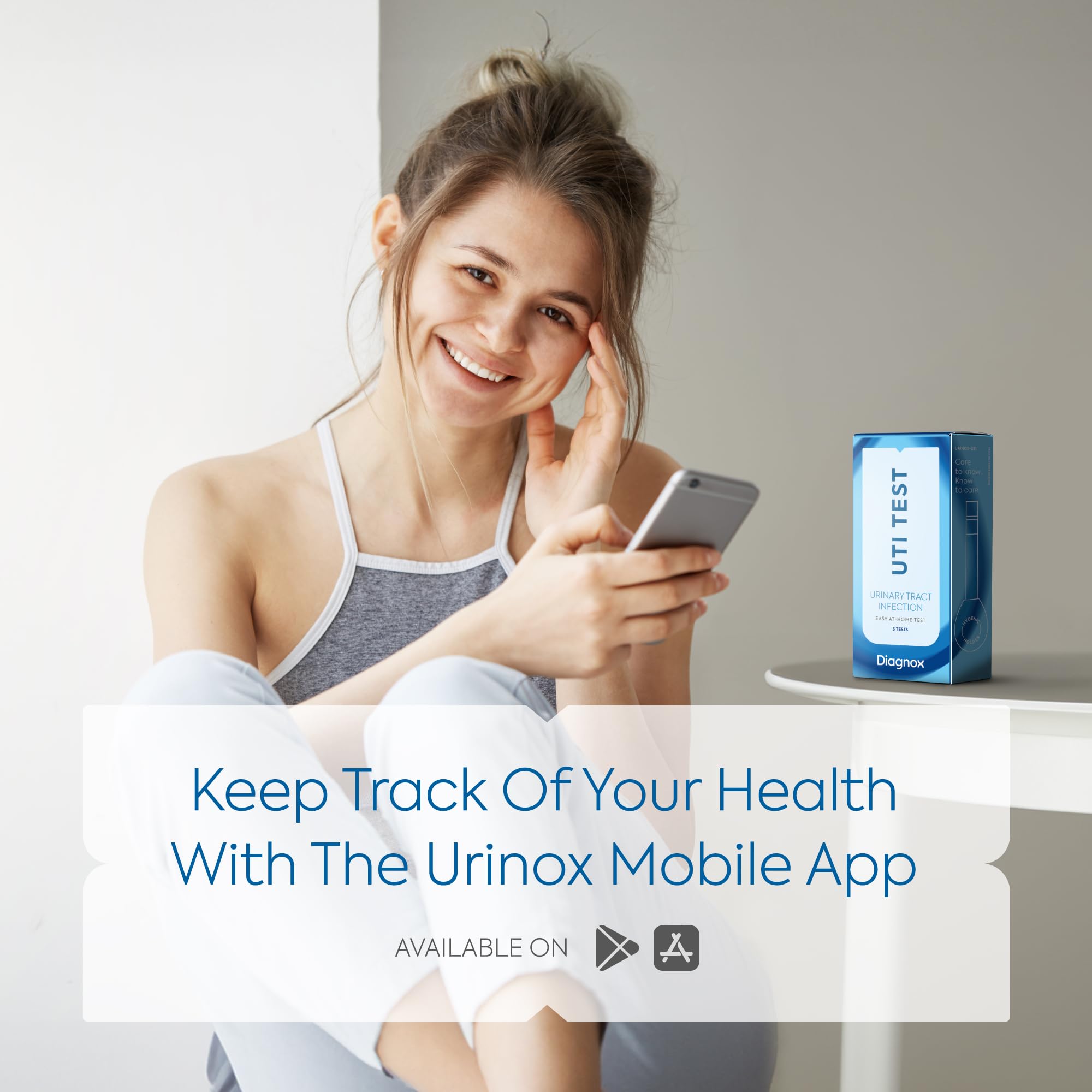 Product shelf life up to 2 years for Diagnox UTI test strips
