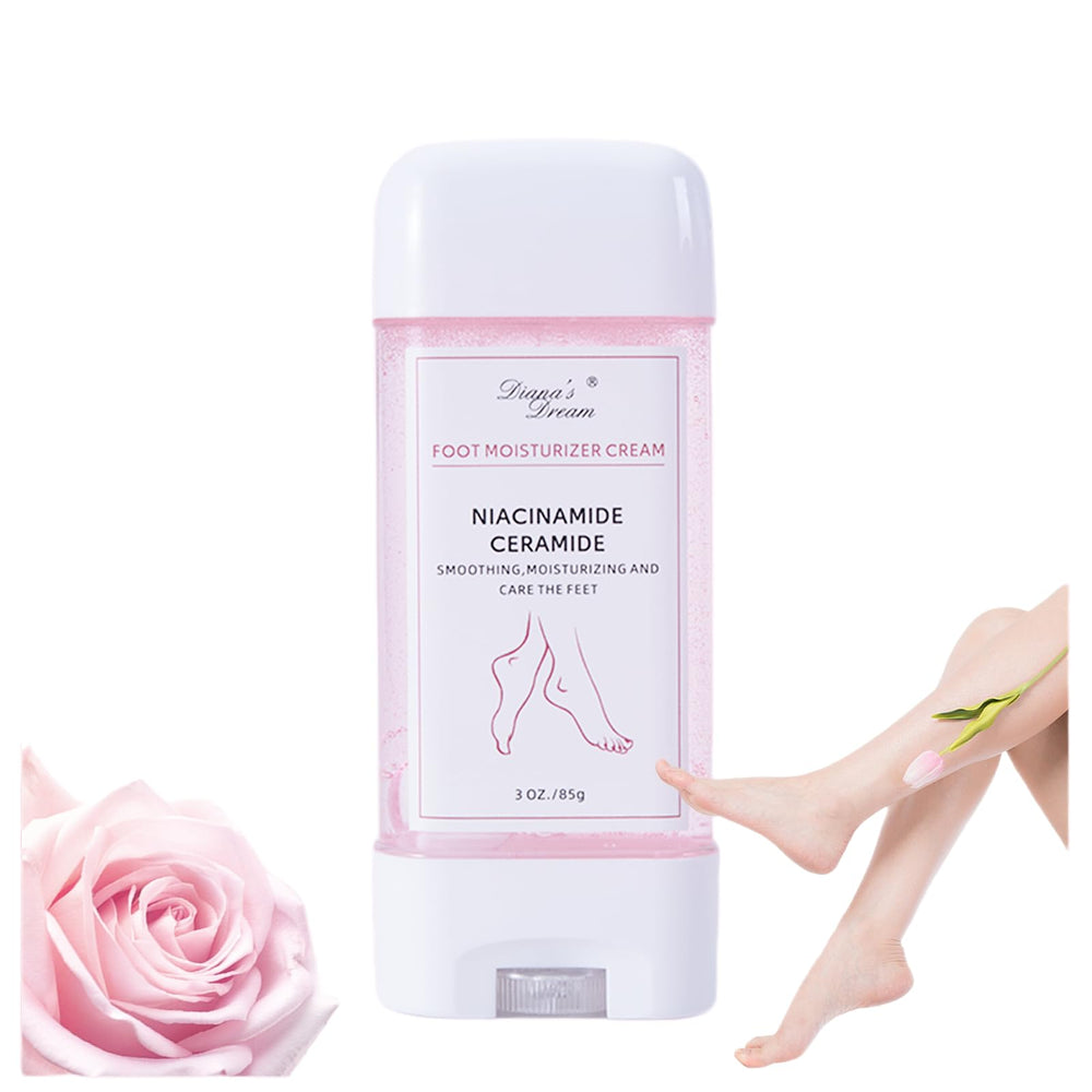 DIANA'S DREAM cracked foot repair cream jar showing deep moisturizing for dry, rough feet.