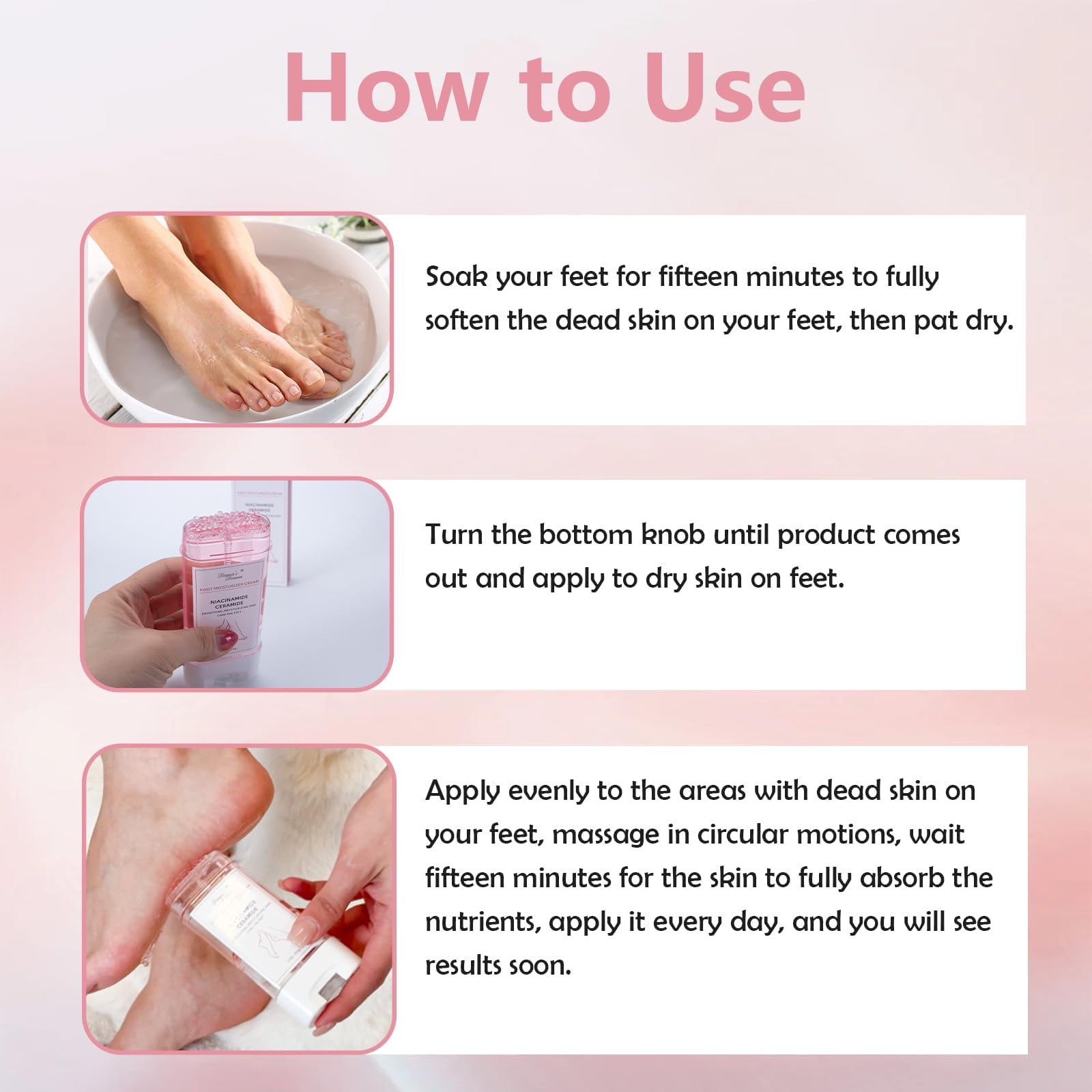 DIANA'S DREAM Lightweight formula leaves feet soft and refreshed without a greasy residue.