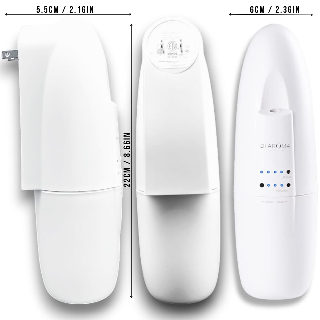 Di'Aroma waterless diffuser white – nebulizing technology close-up