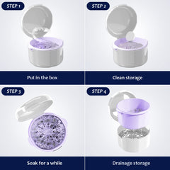 DIDATOOL denture brush with protective case