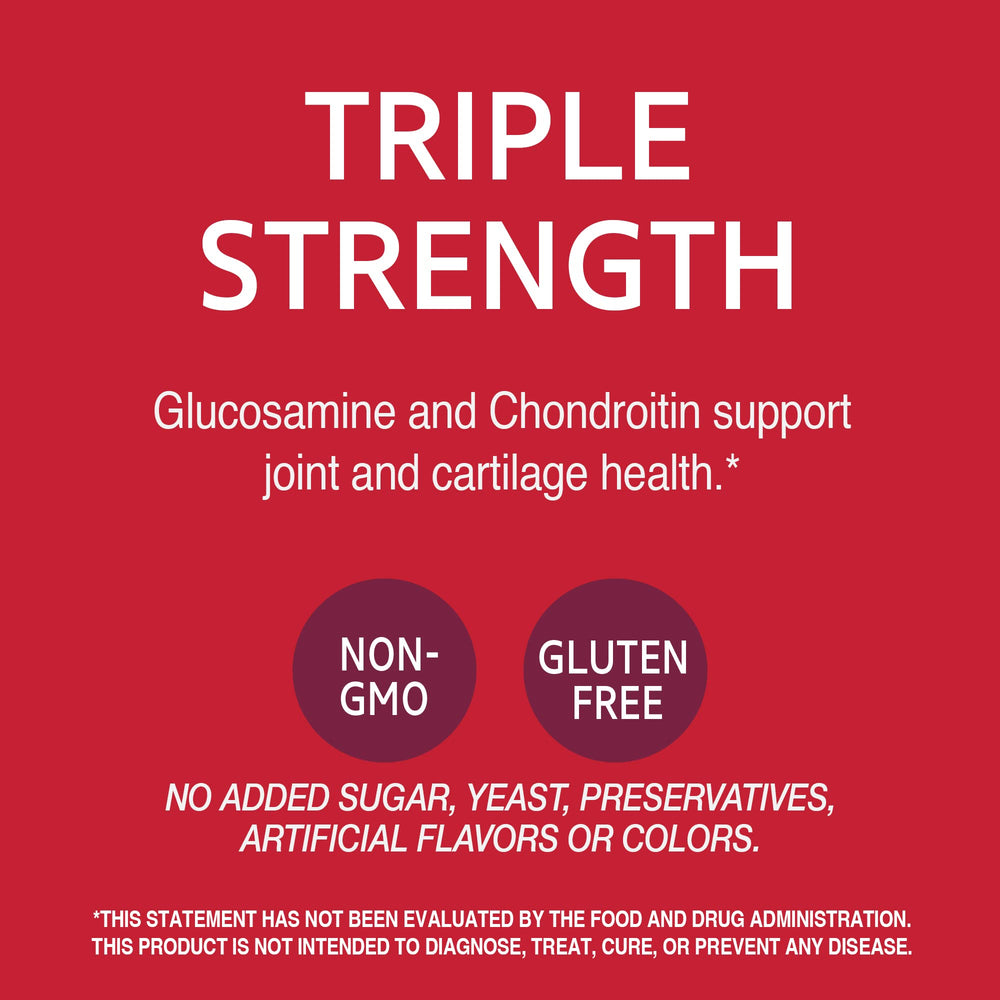 Dietary supplement information label for 750/600mg glucosamine chondroitin