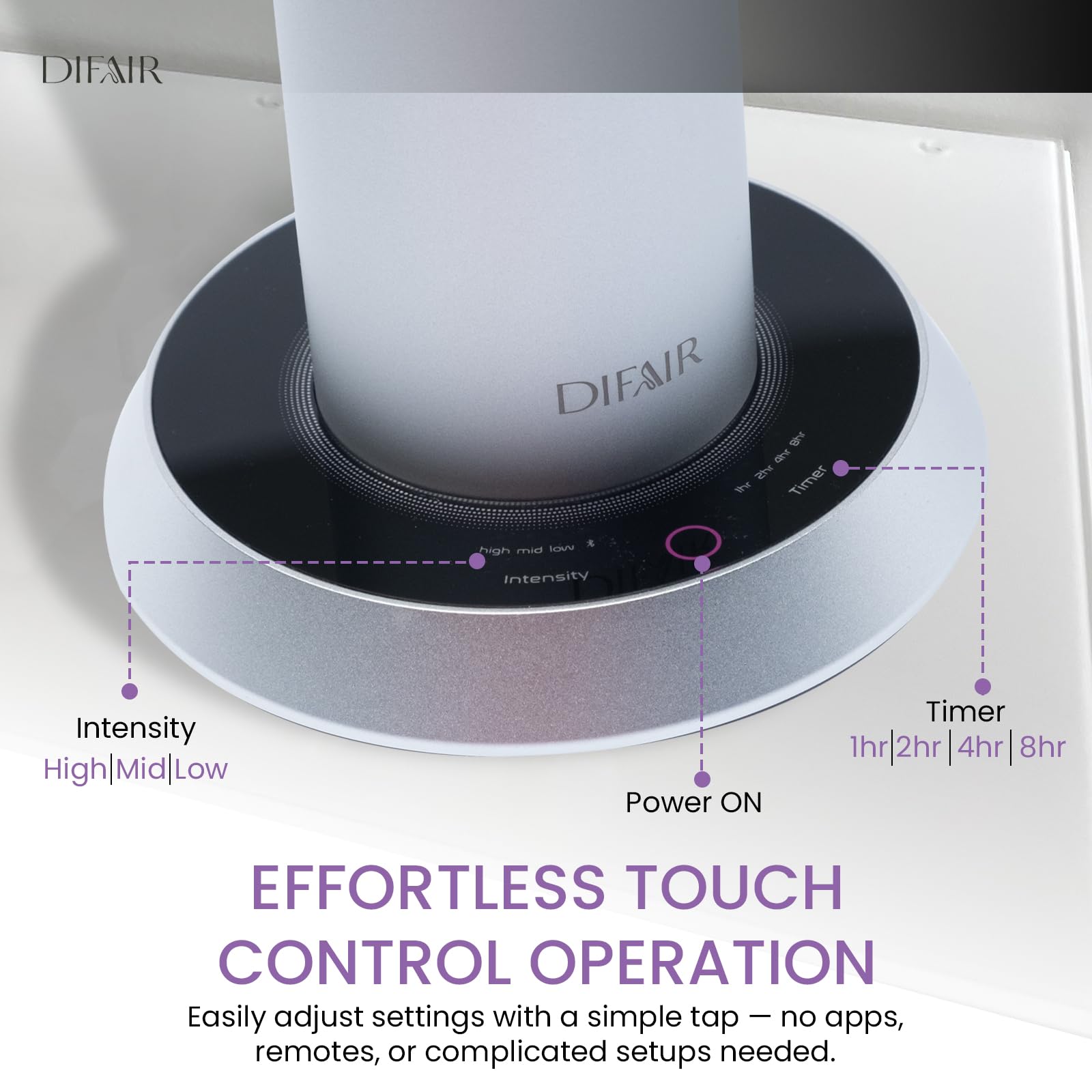 USB Type-C charging cable connected to the diffuser