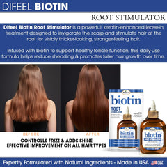 Difeel Biotin Root Stimulator closeup texture shows silky serum